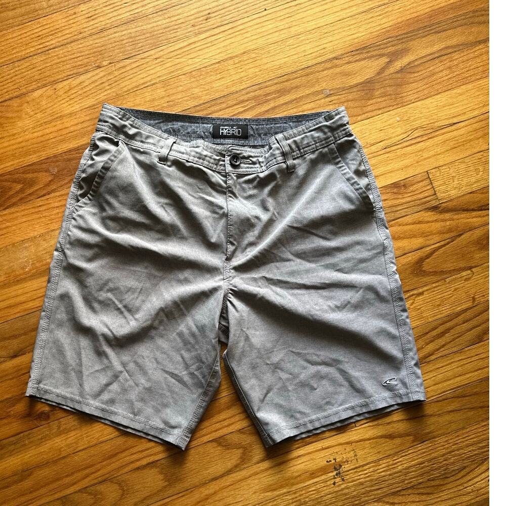 O’Neill Light Gray Hybrid Shorts 32 – Surf Performance Casual Style